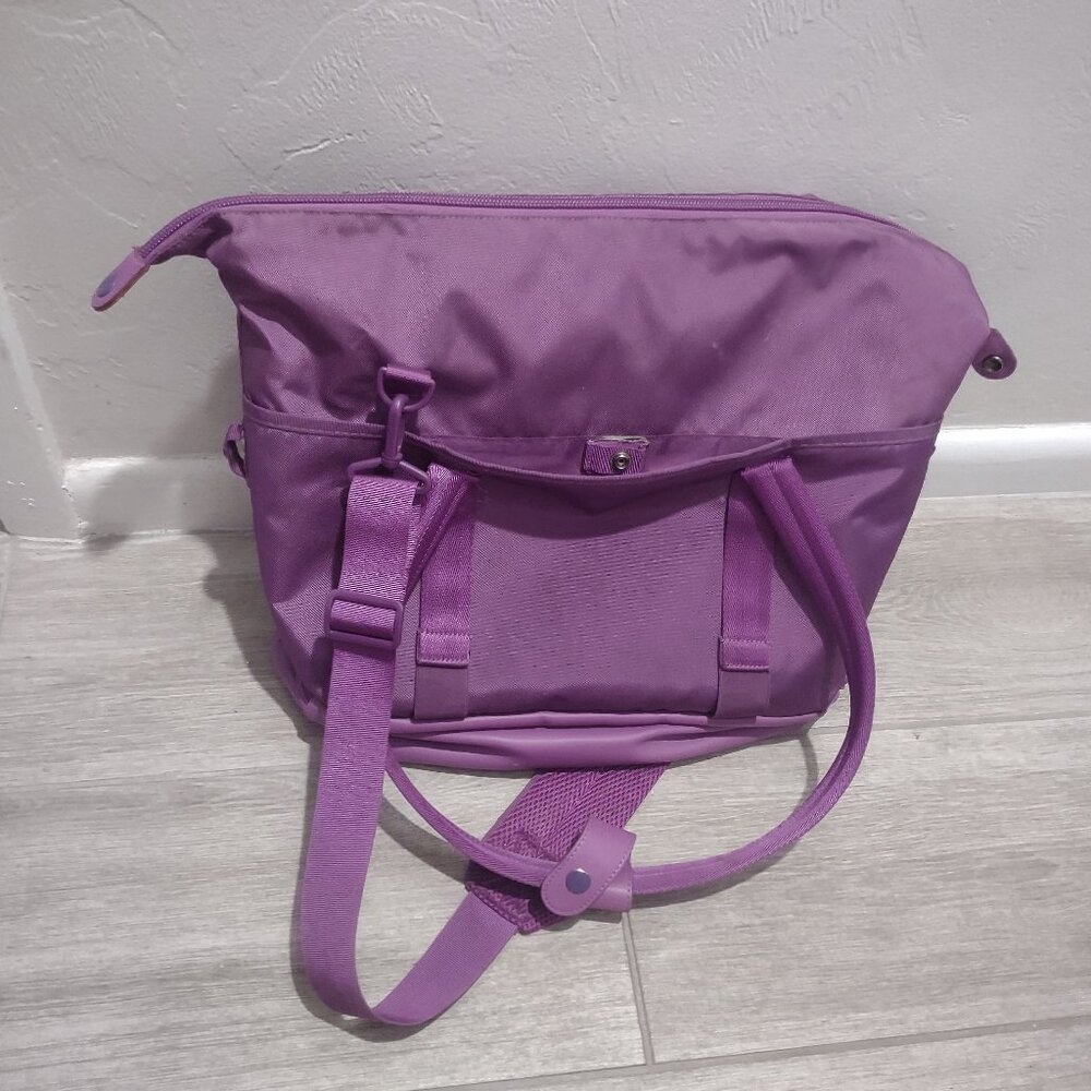Modal Purple Gym Purse Tote Bag With Cold Storage